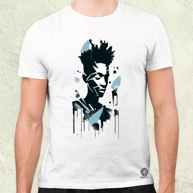 Basquiat béke és szeretet v2 férfi póló