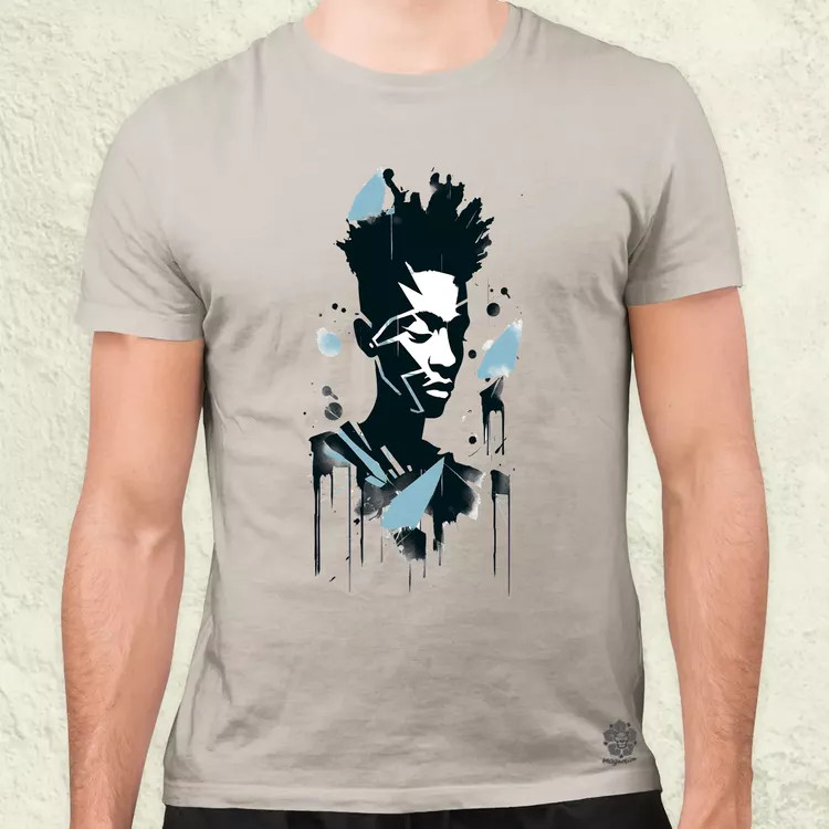 Basquiat béke és szeretet v2 férfi póló