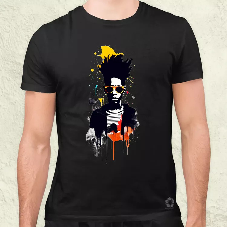 Basquiat béke és szeretet v3 férfi póló