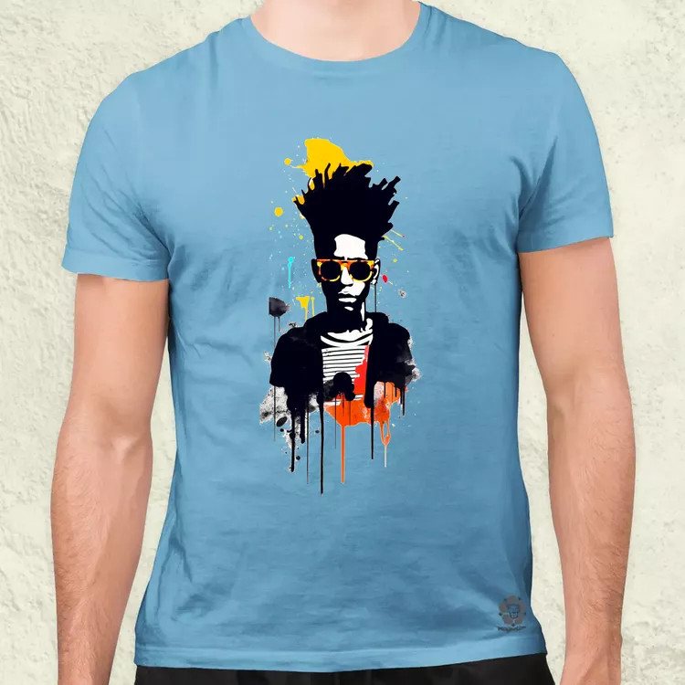 Basquiat béke és szeretet v3 férfi póló