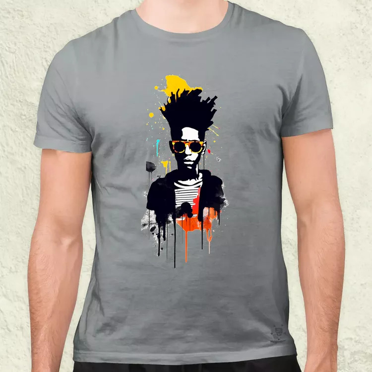 Basquiat béke és szeretet v3 férfi póló