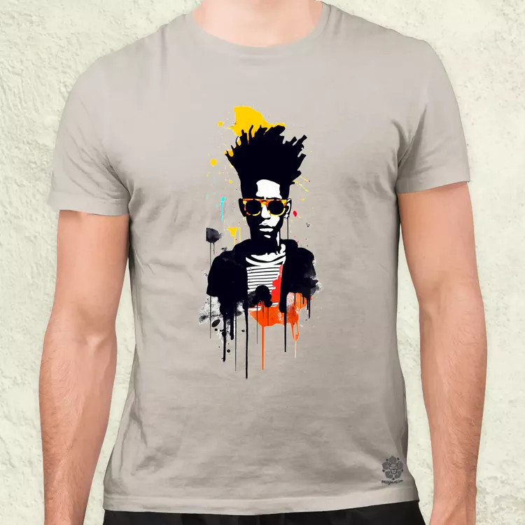 Basquiat béke és szeretet v3 férfi póló