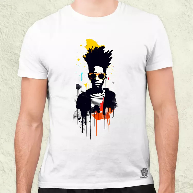 Basquiat béke és szeretet v3 férfi póló