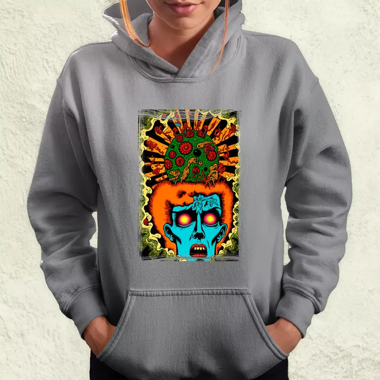 Basil Wolverton fanart v14 női pulóver