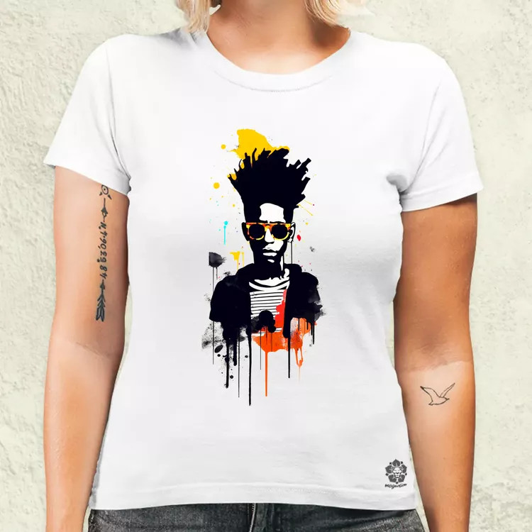 Basquiat béke és szeretet v3 női póló