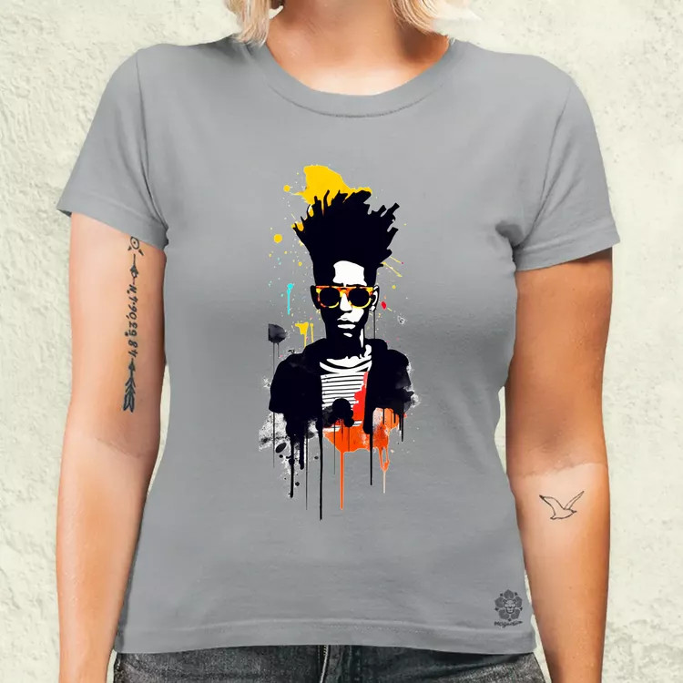 Basquiat béke és szeretet v3 női póló