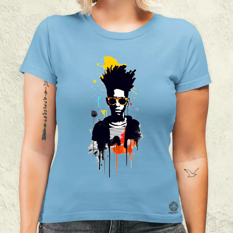 Basquiat béke és szeretet v3 női póló