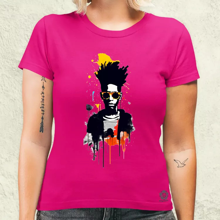 Basquiat béke és szeretet v3 női póló