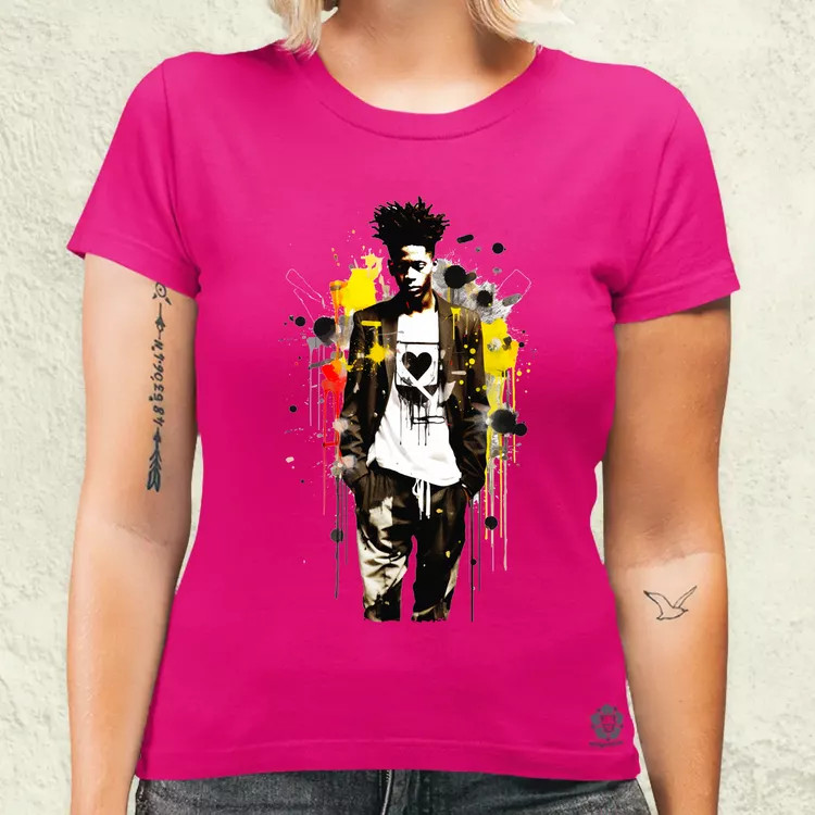 Basquiat béke és szeretet v4 női póló