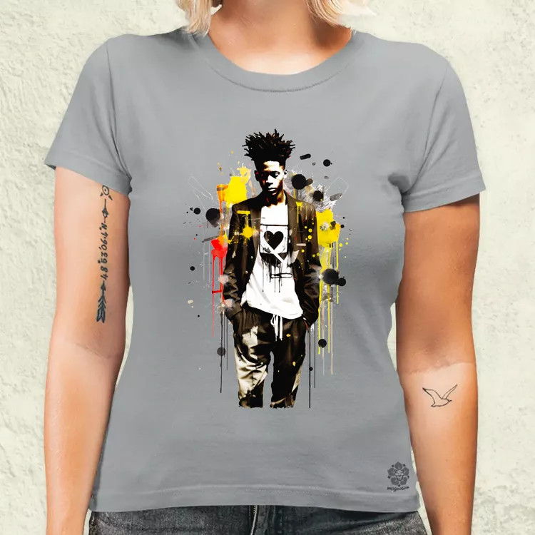 Basquiat béke és szeretet v4 női póló