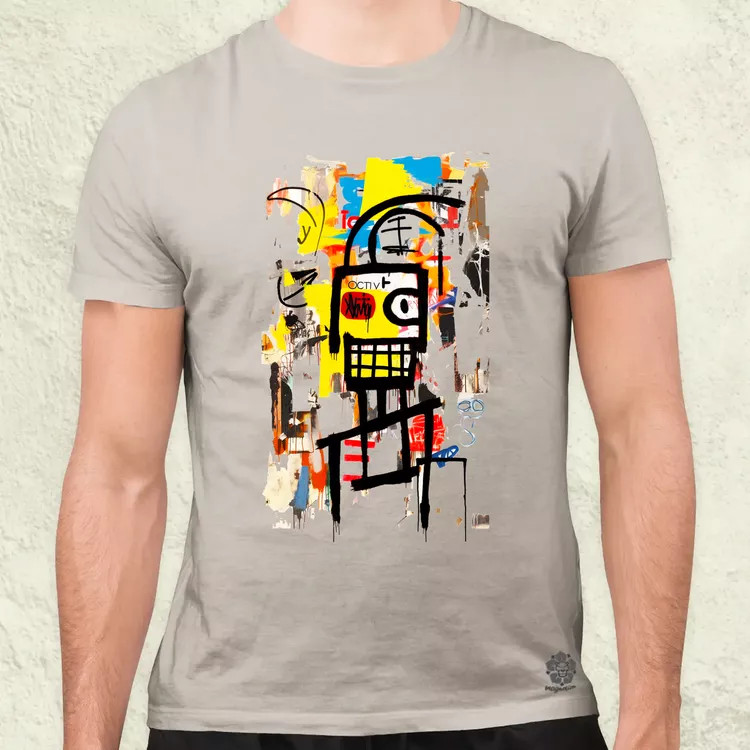 Basquiat béke és szeretet v5 férfi póló
