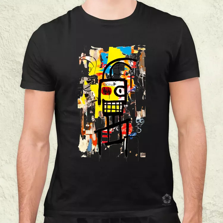 Basquiat béke és szeretet v5 férfi póló