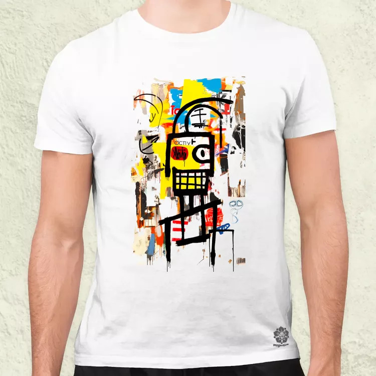 Basquiat béke és szeretet v5 férfi póló