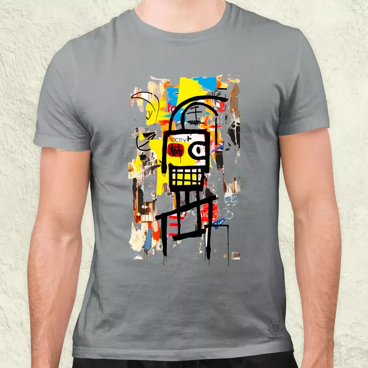 Basquiat béke és szeretet v5 férfi póló