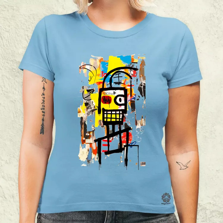 Basquiat béke és szeretet v5 női póló