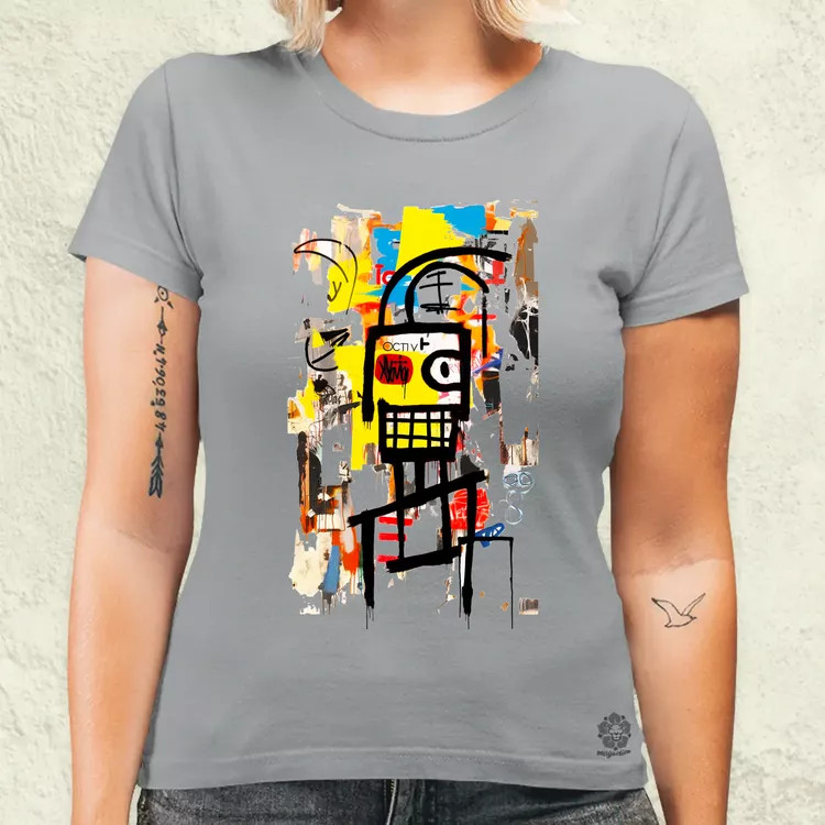Basquiat béke és szeretet v5 női póló