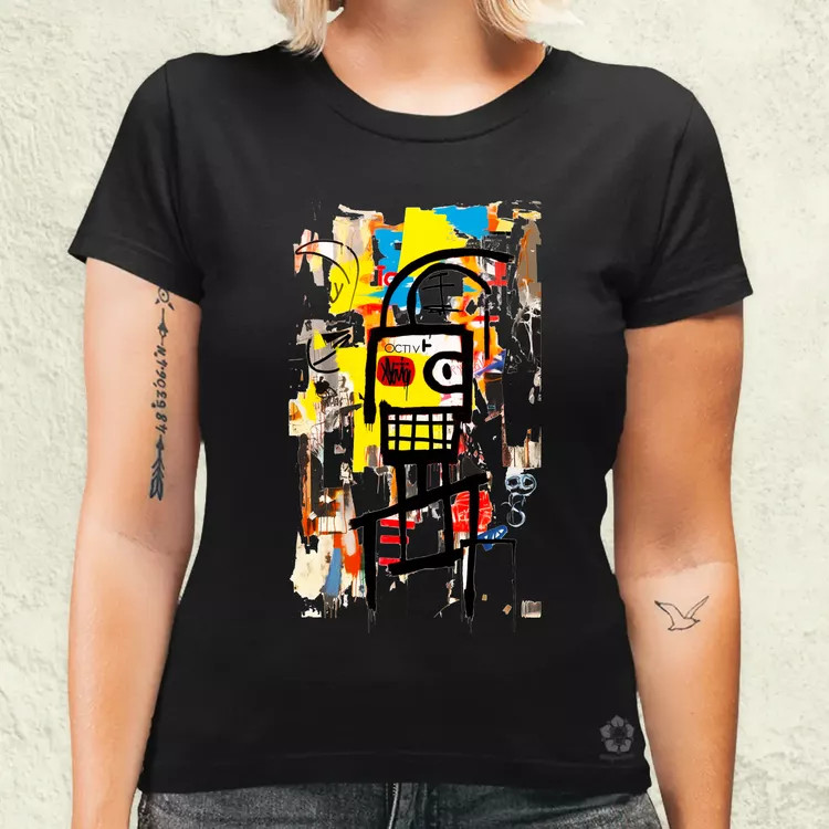Basquiat béke és szeretet v5 női póló
