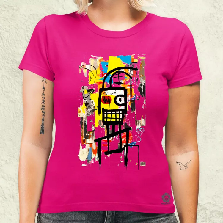 Basquiat béke és szeretet v5 női póló