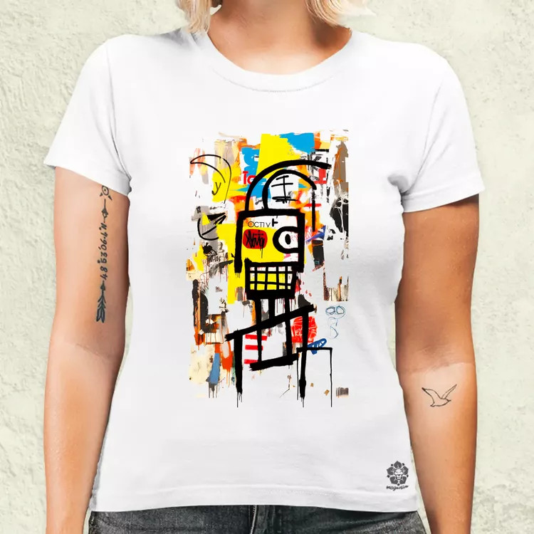 Basquiat béke és szeretet v5 női póló