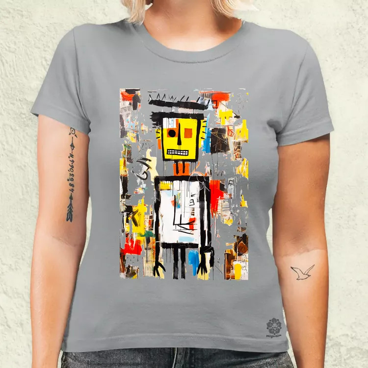 Basquiat béke és szeretet v7 női póló