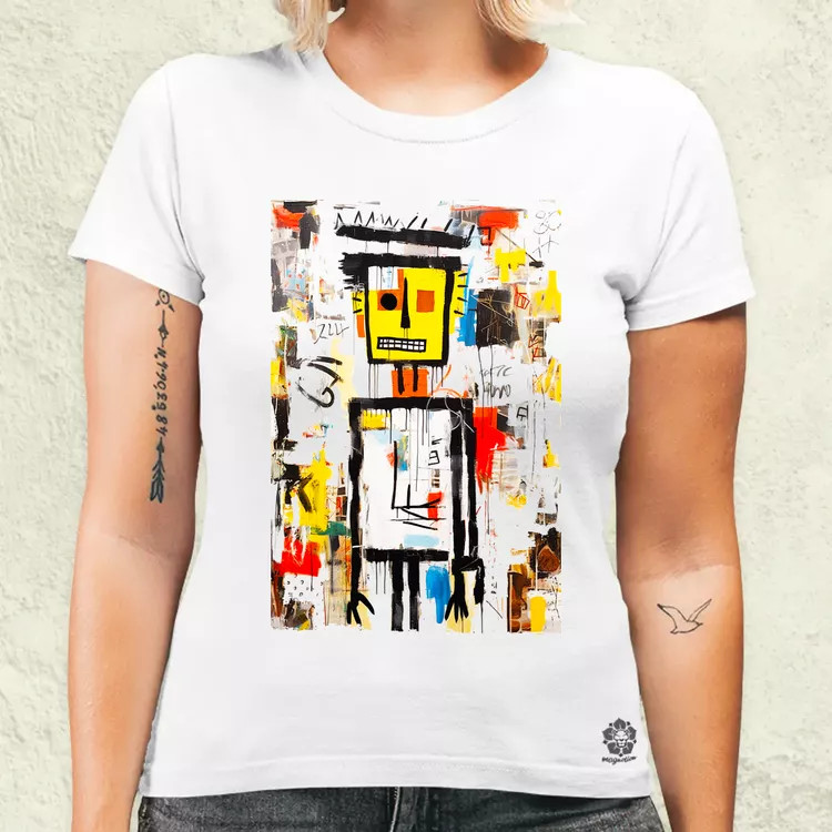 Basquiat béke és szeretet v7 női póló