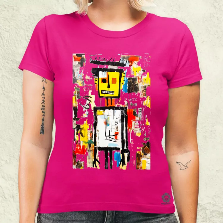 Basquiat béke és szeretet v7 női póló