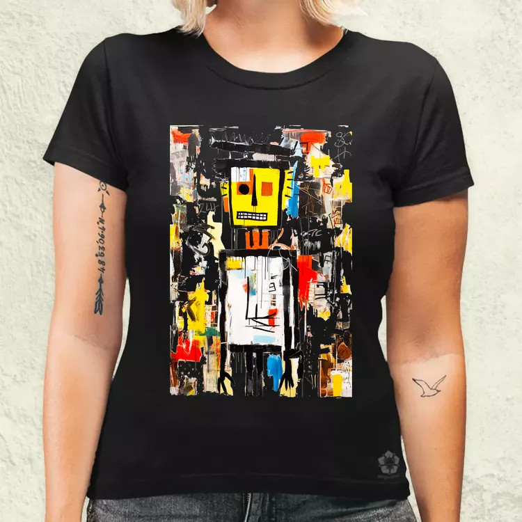 Basquiat béke és szeretet v7 női póló