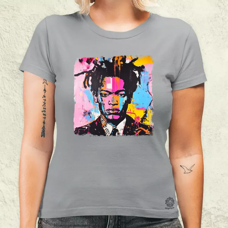 Basquiat pop art v2 női póló