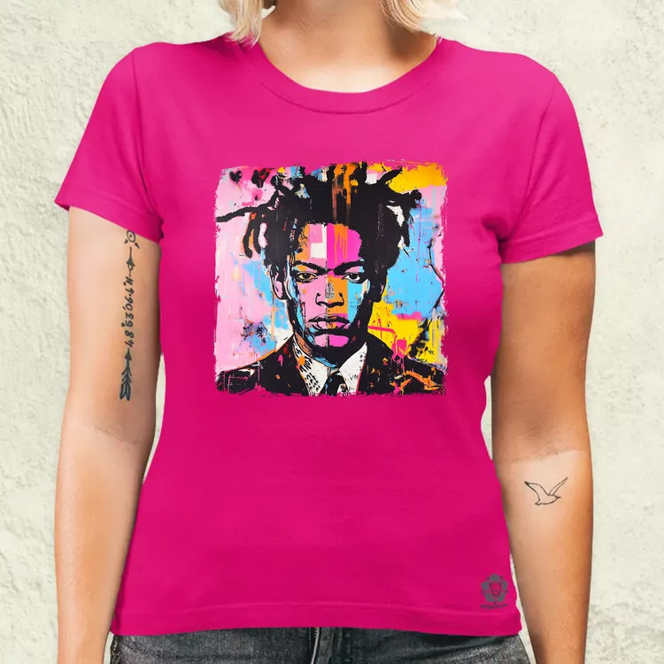 Basquiat pop art v2 női póló