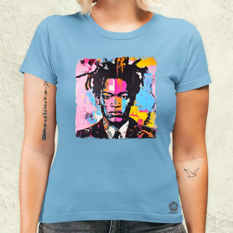 Basquiat pop art v2 női póló