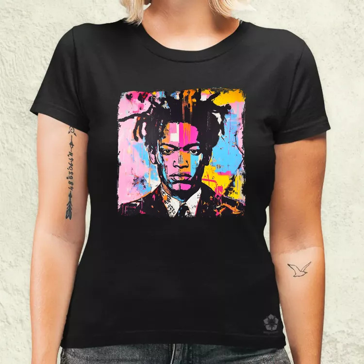Basquiat pop art v2 női póló