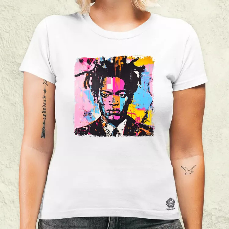 Basquiat pop art v2 női póló