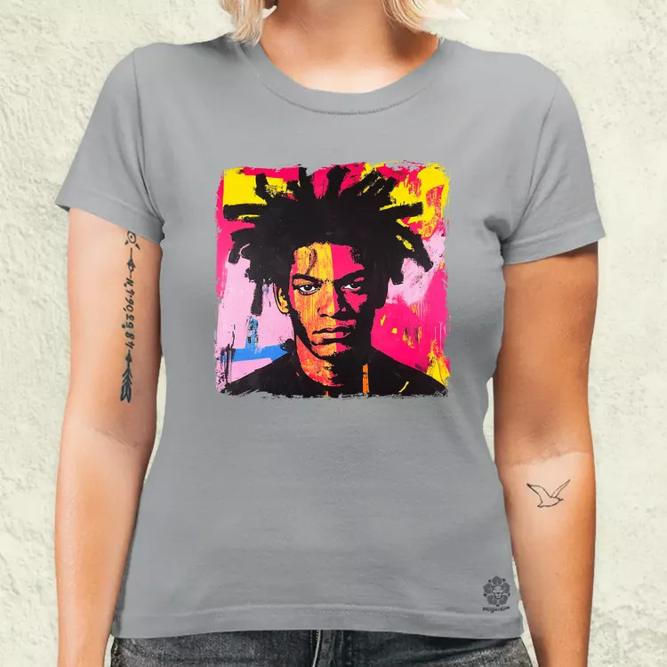 Basquiat pop art v3 női póló