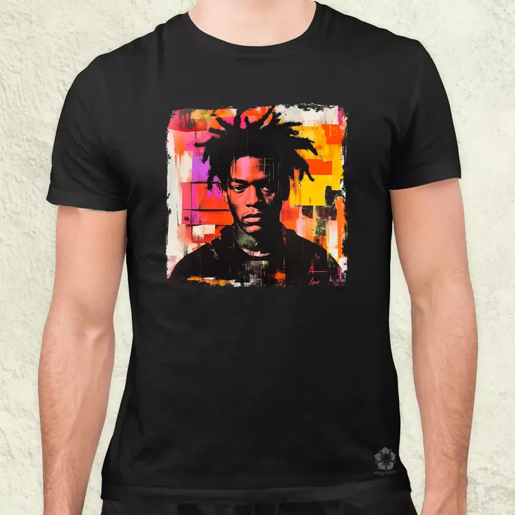 Basquiat pop art v4 férfi póló