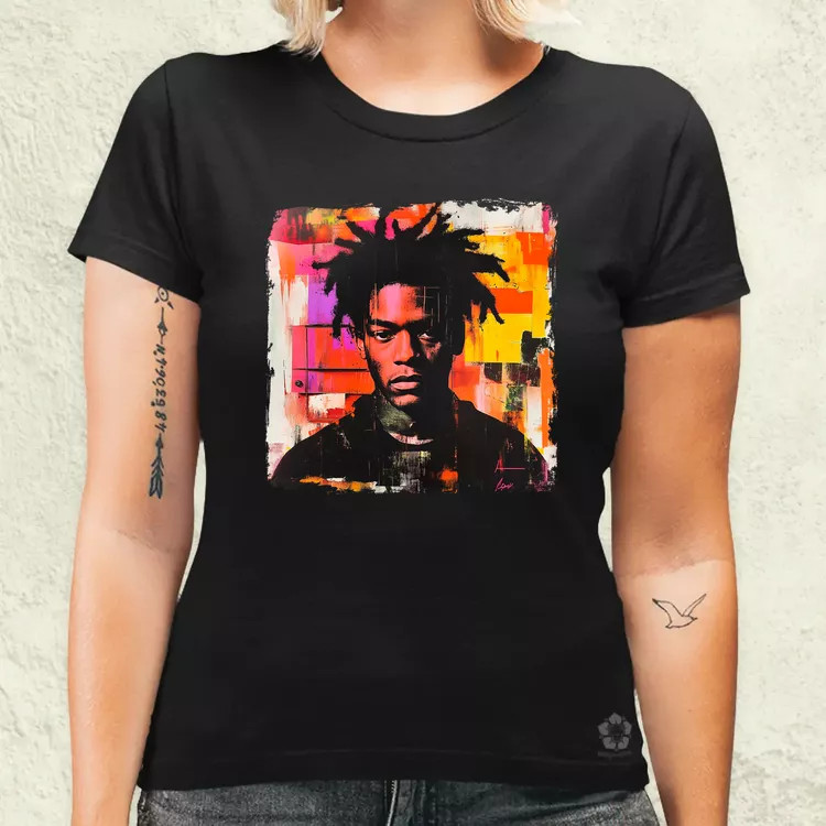Basquiat pop art v4 női póló
