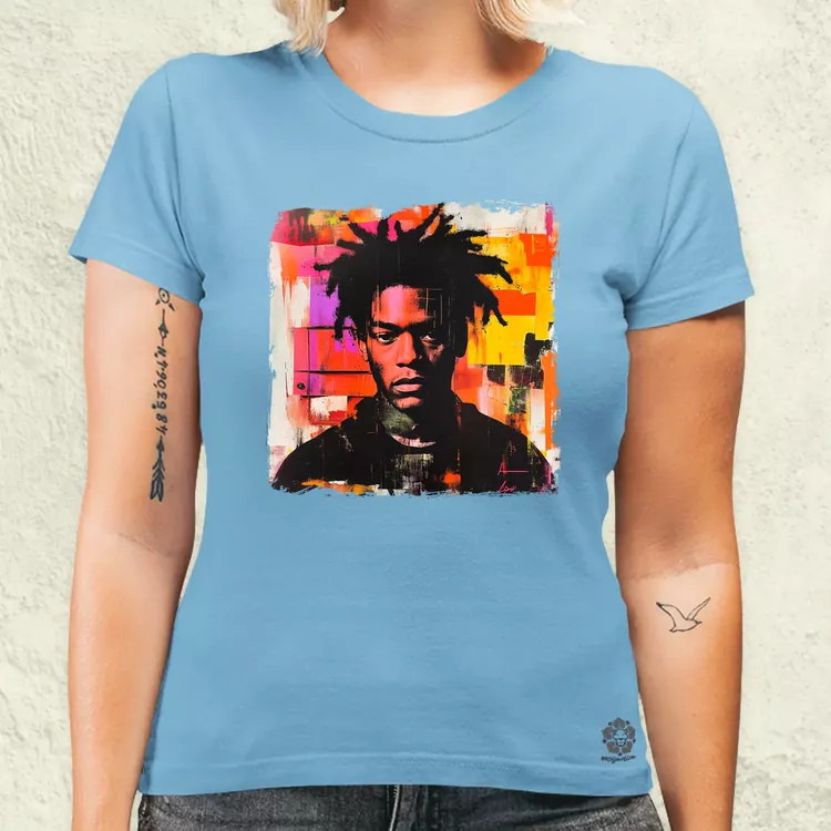Basquiat pop art v4 női póló