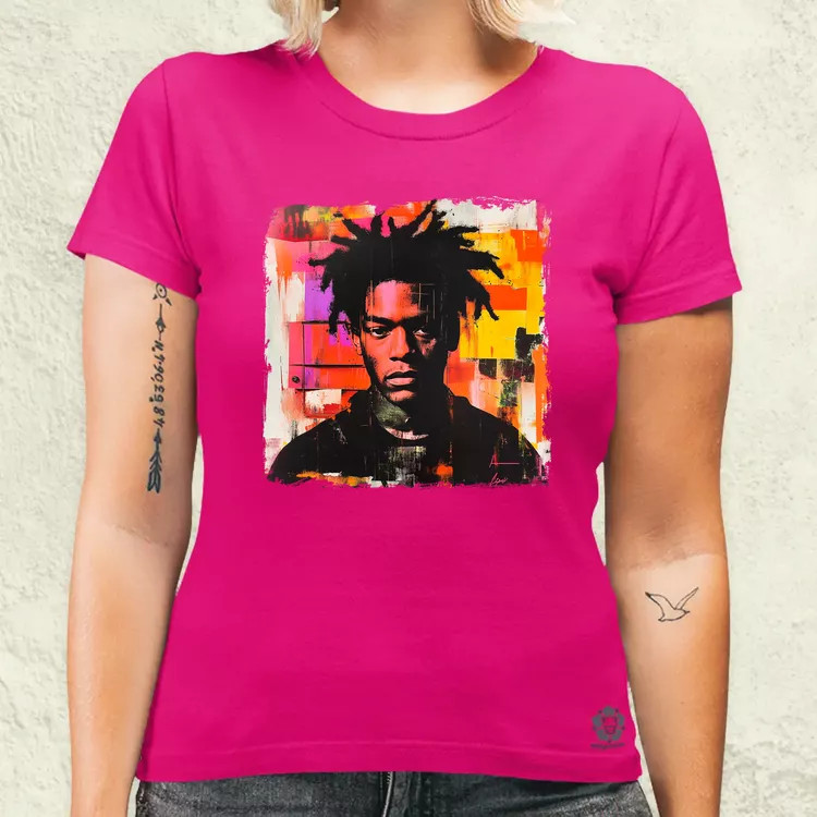 Basquiat pop art v4 női póló