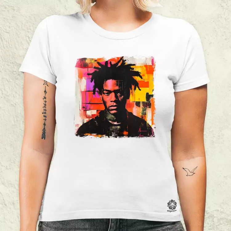 Basquiat pop art v4 női póló
