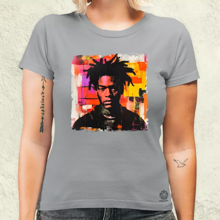 Basquiat pop art v4 női póló