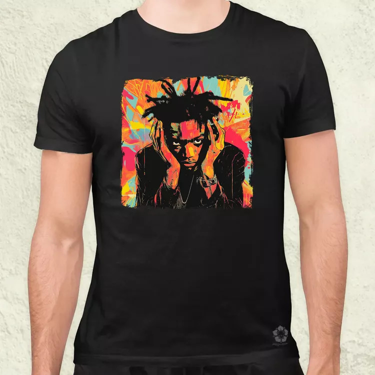 Basquiat pop art v5 férfi póló
