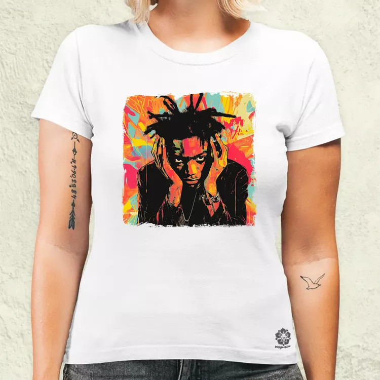 Basquiat pop art v5 női póló