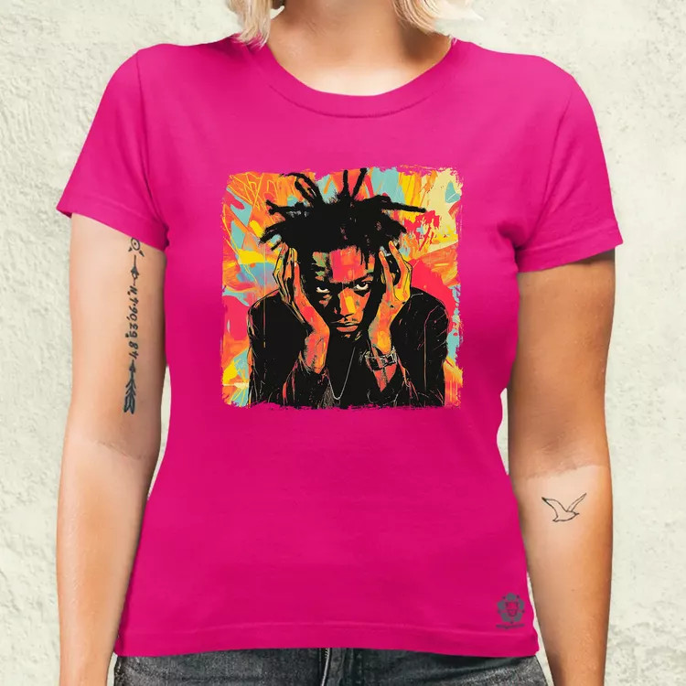 Basquiat pop art v5 női póló