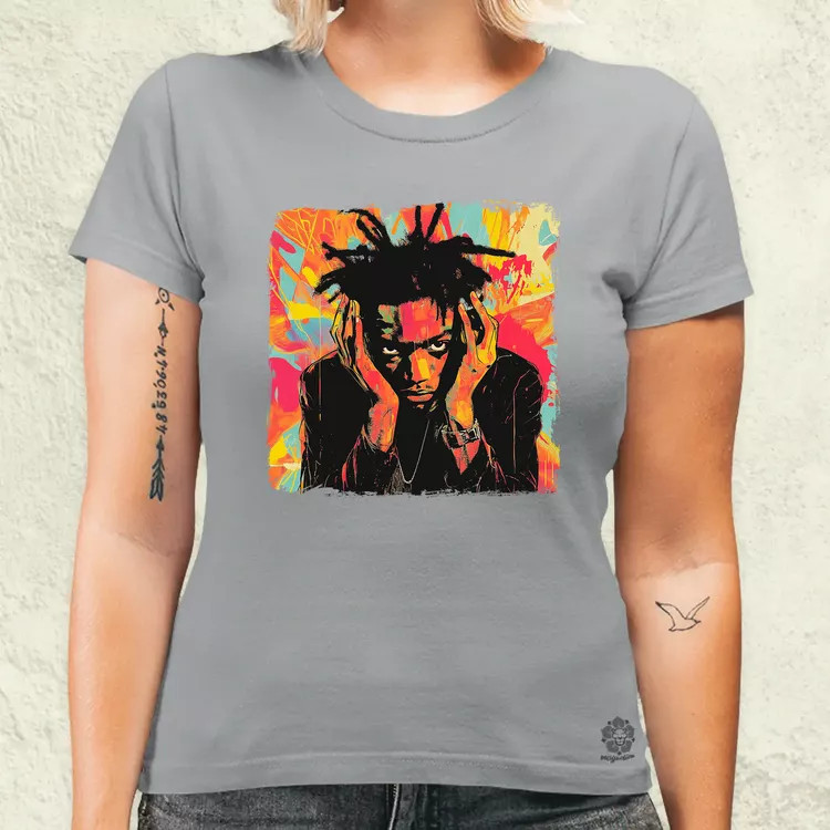 Basquiat pop art v5 női póló
