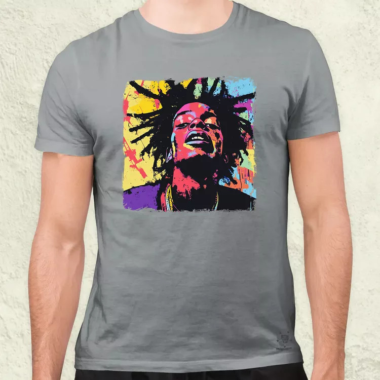 Basquiat pop art v6 férfi póló