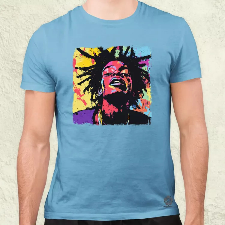 Basquiat pop art v6 férfi póló