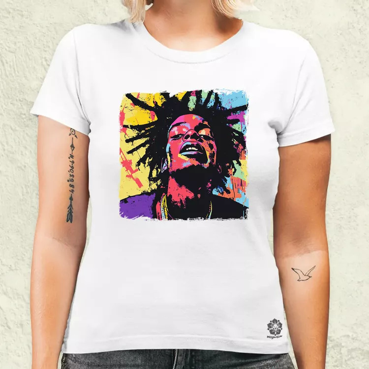 Basquiat pop art v6 női póló