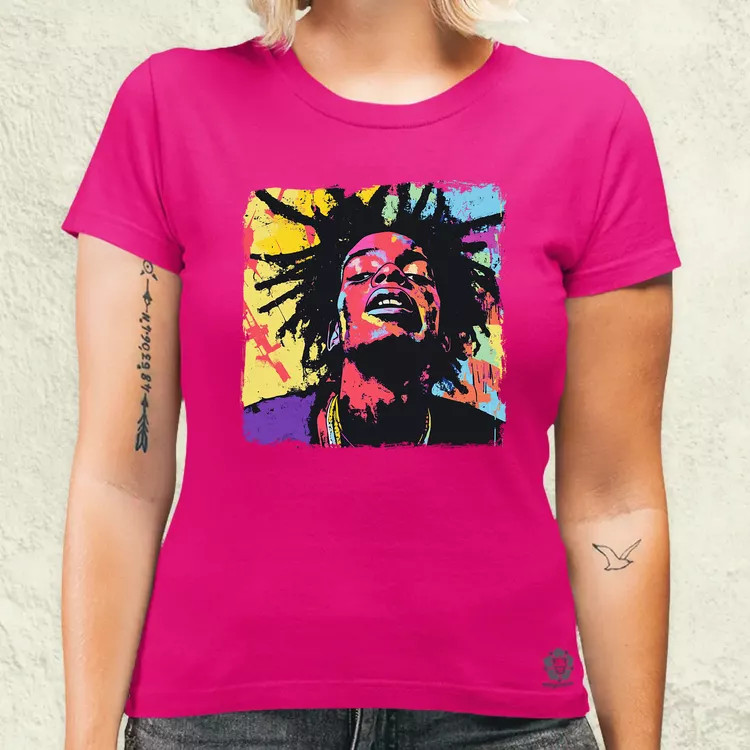 Basquiat pop art v6 női póló