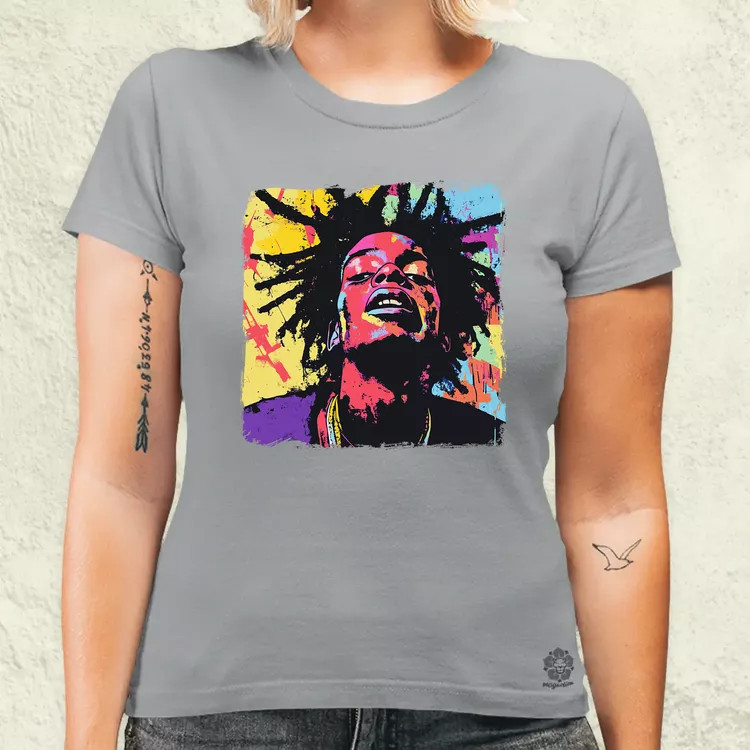 Basquiat pop art v6 női póló