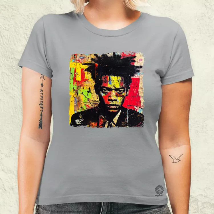 Basquiat pop art v7 női póló