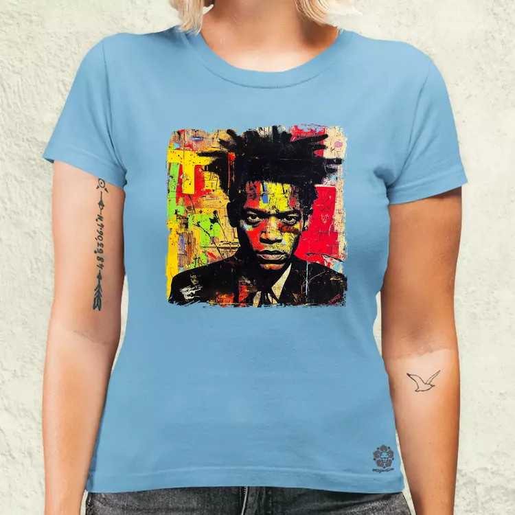 Basquiat pop art v7 női póló